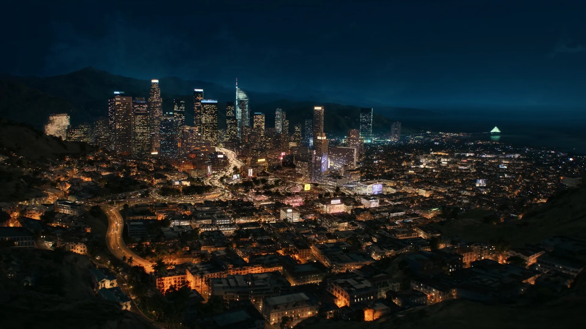 Die Stadt bei Nacht